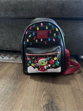Loungefly Star Wars The Child Grogu Holiday Mini Backpack